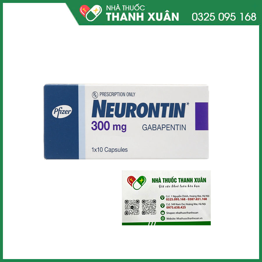 Neurontin 300mg thuốc điều trị động kinh và đau thần kinh